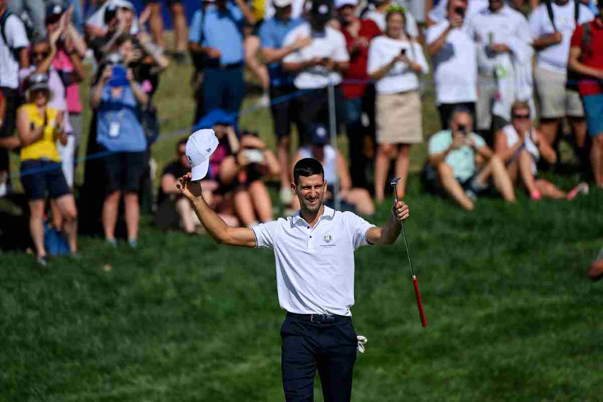 Djokovic parla di Sinner alla Ryder Cup