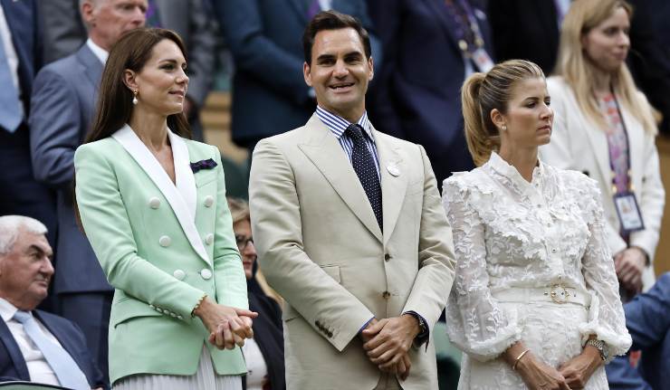 Federer al Royal Box