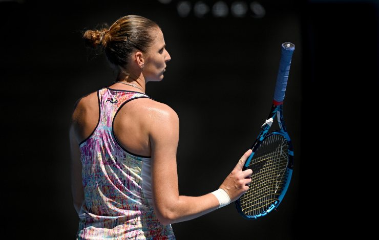 Infortunio Pliskova